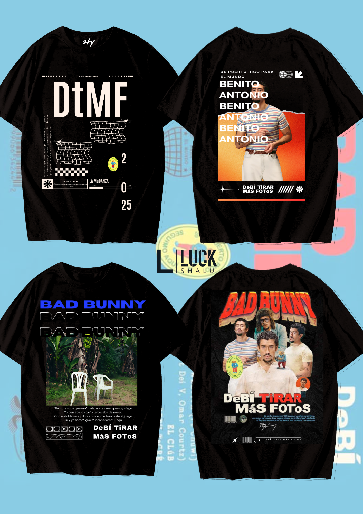 Playera DTMF Bad Bunny