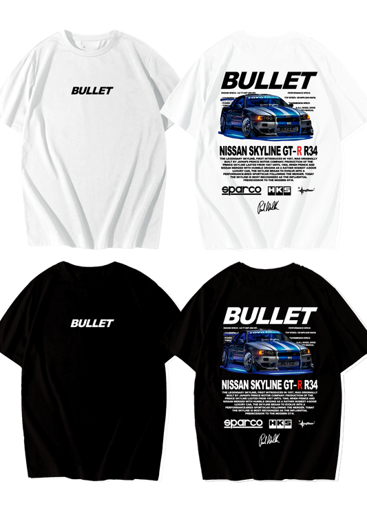 Playera Oversize Unisex "Bullet"