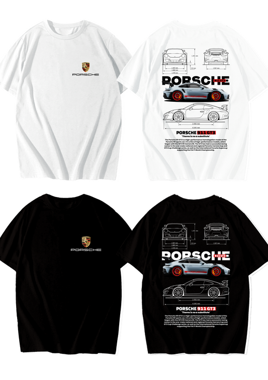 Playera Oversize Unisex  "Porsche"